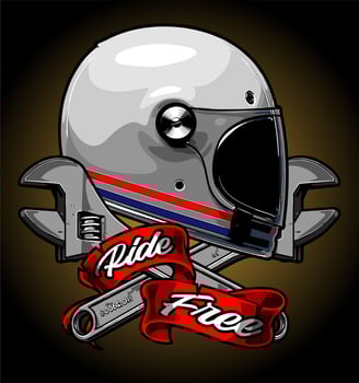 helmet vector template