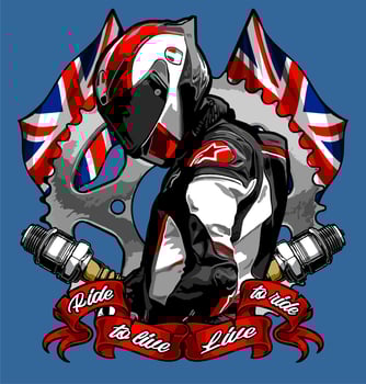 biker vector template