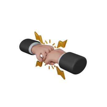 3d rendering business competition isolated useful for business, company, corporate and finance png