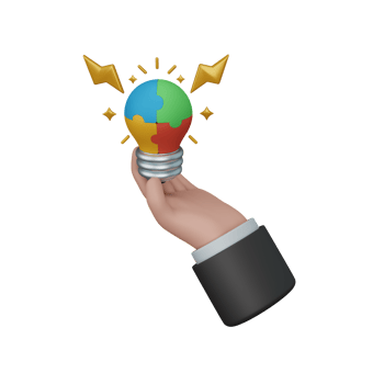 3d rendering smart solution isolated useful for business, company, corporate and finance design png