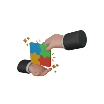 3d rendering business solution isolated useful for business, company, economy, corporate and finance png