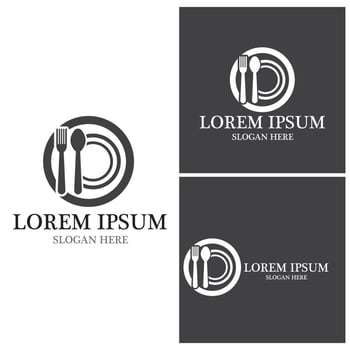 Restaurant icon logo vector template