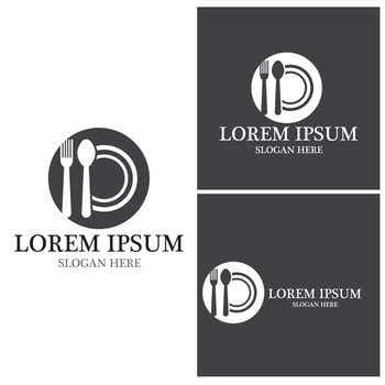 Restaurant icon logo vector template