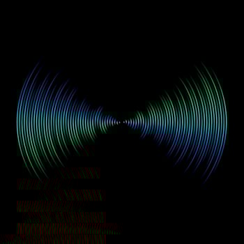 multicolor sound wave from equalizer background vector