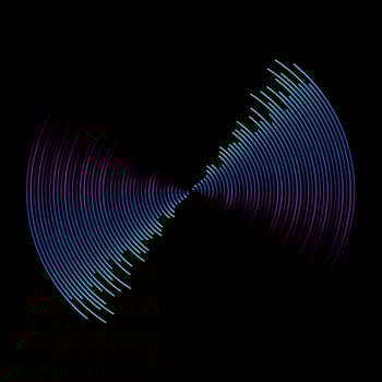 multicolor sound wave from equalizer background vector