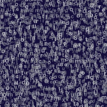 The pattern composed from letters . Vector illustration