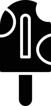 Ice Cream Glyph Icon vector