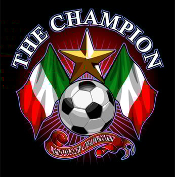 world soccer championship vector