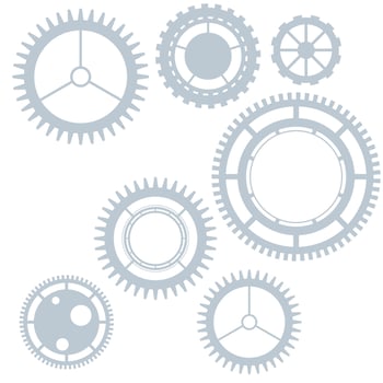 cogwheels and gears vector
