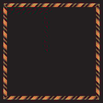 Special halloween frame with candy canes vector