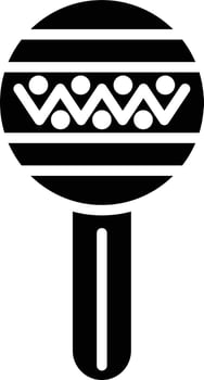 Maracas Glyph Icon vector