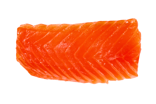 slice of salmon fillet png