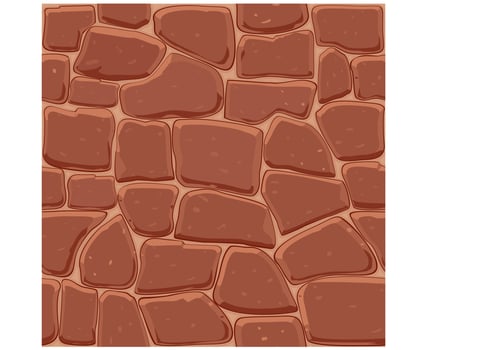 Brown stone seamless background vector