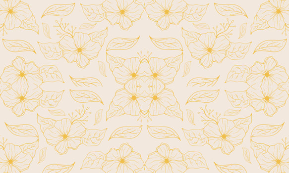 Vector floral pattern.Design for wallpaper, wrapping paper, background, fabric. Seamless vector pattern with ornate flowers.
