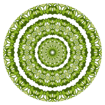 Mandala circle decoration png