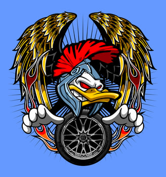 biker vector template