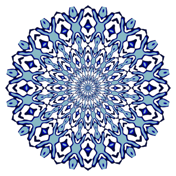 Abstract mandala circle pattern png