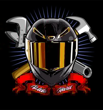 helmet vector template