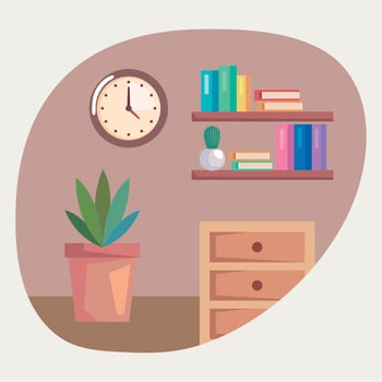 home place scene vector