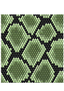 Green seamless snake skin pattern vector