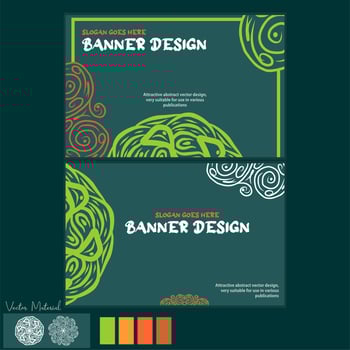 Vector Mandala style, with multiple color combinations. Attractive template suitable for publication