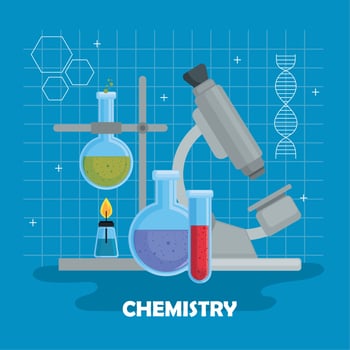 chemistry school subject vector