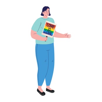 lesbian with lgtbi label vector