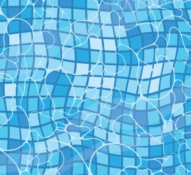 water and pool depth vector