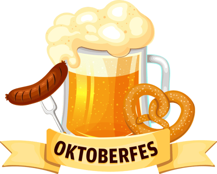 Delicate Oktoberfest elements png