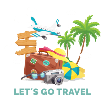 travelling vacation design illustration png