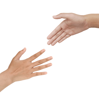 Close up Asian female unrecognizable business women shaking hands, sign arm and hand isolated on a white background copy space symbol language doing business png