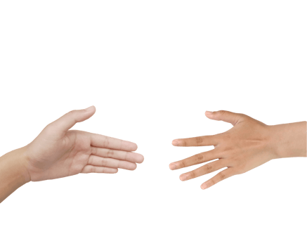 Close up Asian female 15-20 age hand pointing with index finger touching or pressing, sign arm and hand isolated on a white background copy space symbol language png