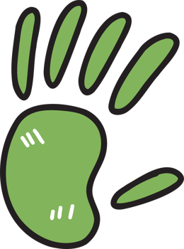 Hand illustration on transparent background png