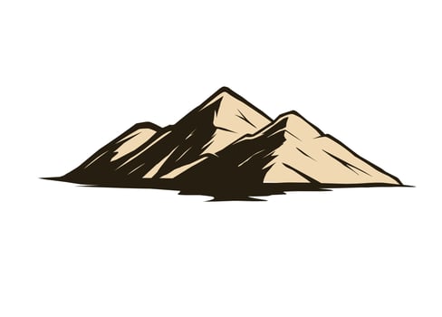 mountains vector illustration