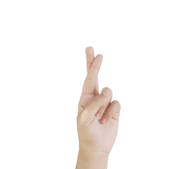 Close up Asian female15-20 age hand show two fingers rim light for lie and wishing, for good luck gesture, sign arm and hand isolated on a white background copy space symbol language png