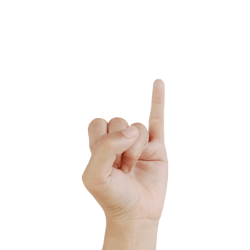 Close up Asian female 15-20 age hand show little finger, gesture of making a promise, pinkie finger sign arm and hand isolated on a white background copy space symbol language png