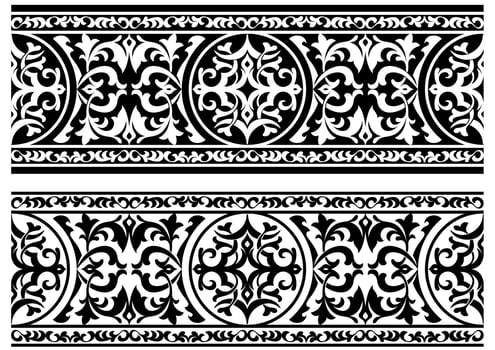 Decorative vintage ornament vector