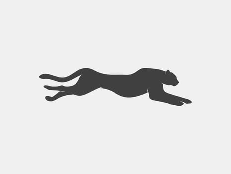 cheetah vector silhouette