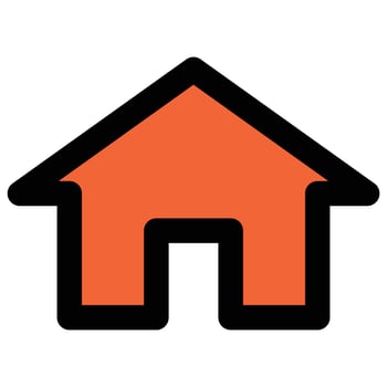 Home, Filled Line Icon, Money Theme vector