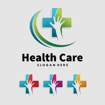 health care logo design vector template