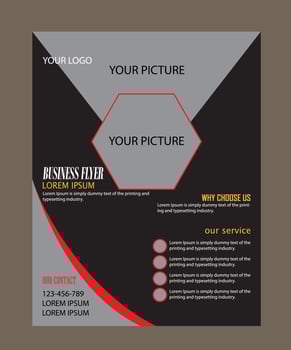 Print flyer,editable flyer,free flyer vector