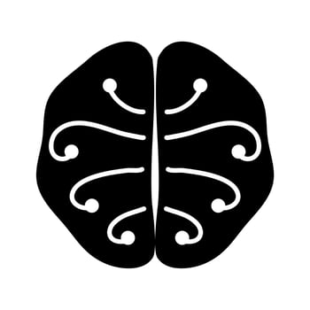 vector black artificial intelligence icon
