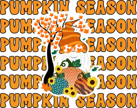 Pumpkin Season Design vector
