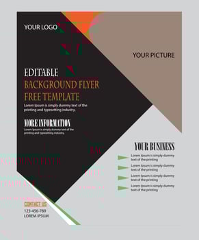 free flyer,editable flyer,new 2022 vector