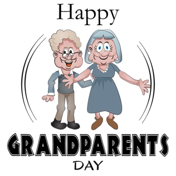 Grandparents Day Sign vector