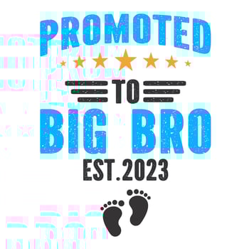 Promoted To Big Bro vector