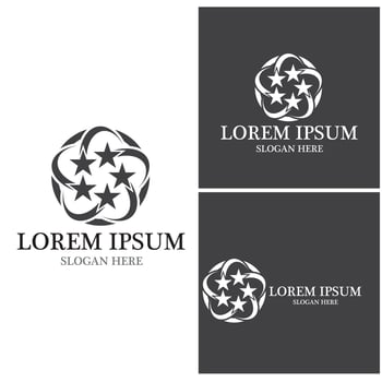 Star icon Template vector