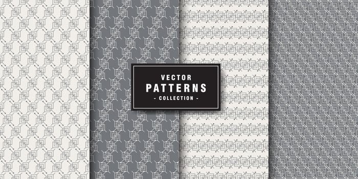 Geometric ethnic pattern collection vector