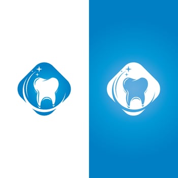 Dental logo template vector illustration