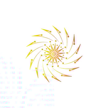 Firework vector icon illustration design template